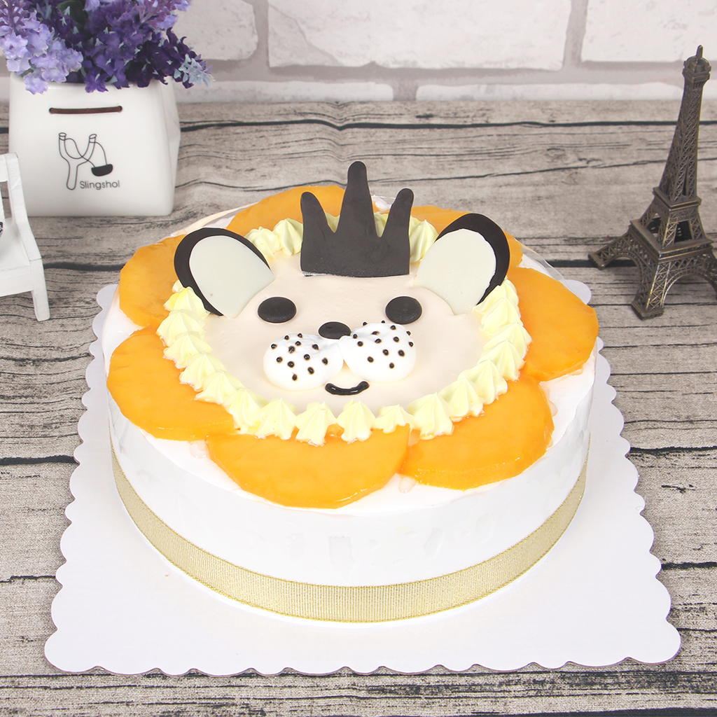 蛋糕-狮子座专属蛋糕_七彩蛋糕