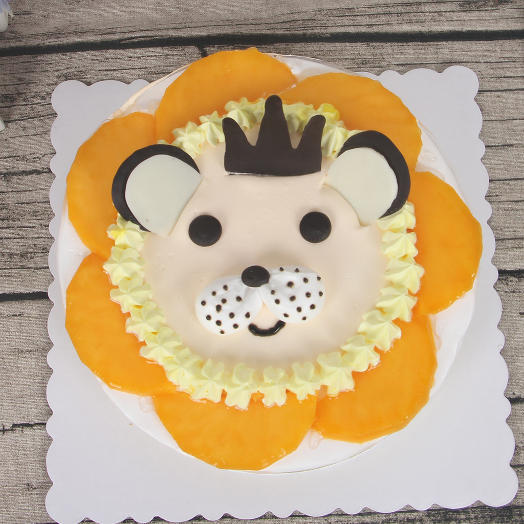 蛋糕-狮子座专属蛋糕_七彩蛋糕